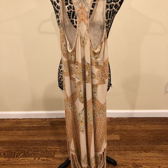 We The Free aztec fringe racer back tank dress - Picture 3 of 4
